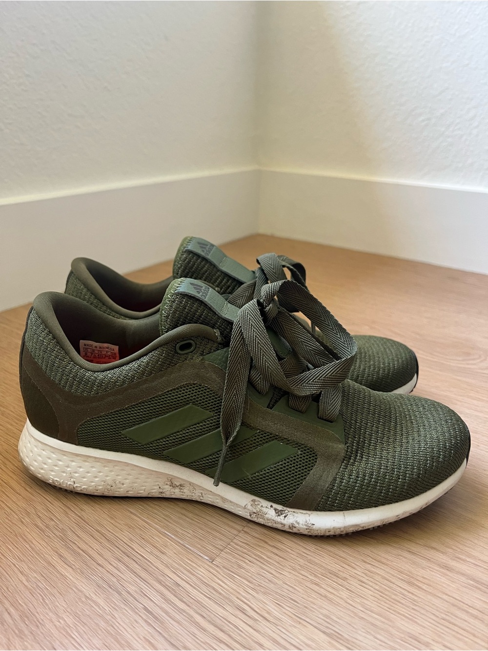 Women’s Bounce Adidas Olive Green Women's Athletic Sneakers